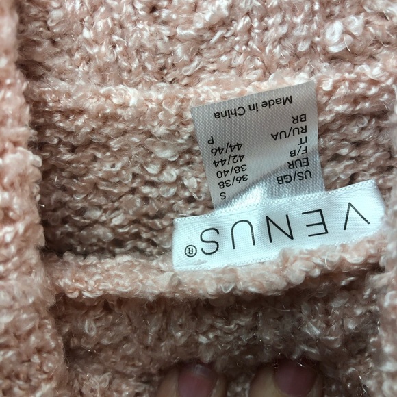 VENUS Cozy Pink Knit Sweater size Small NWOT - Picture 8 of 14